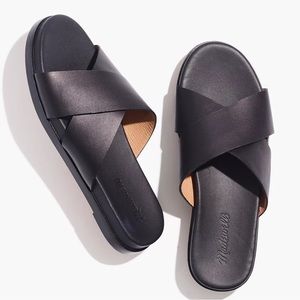 NWT Madewell Louisa Crisscross Slide